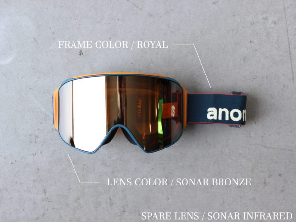 ANON M4 GOGGLES ゴーグル 平面レンズ-