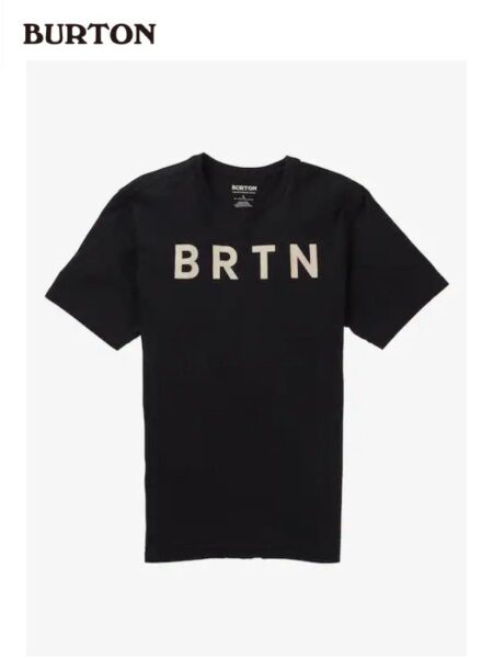 BRTN Short Sleeve T-Shirt #True Black [203751]｜BURTON